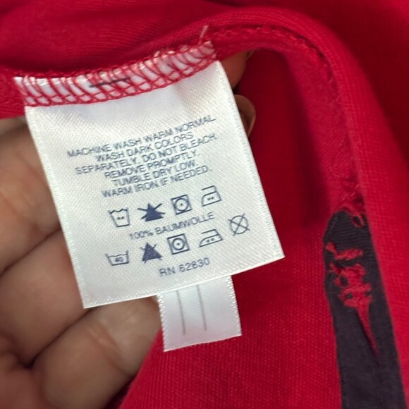 Women's Lands End Red Shirt XL 16W - 18W Cotton Polo Closet Staple Preppy Classy - Picture 5 of 9